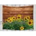 Sunflowers Field on Board Tapestry Wall Hanging for Living Room Bedroom Decor   263669051471
